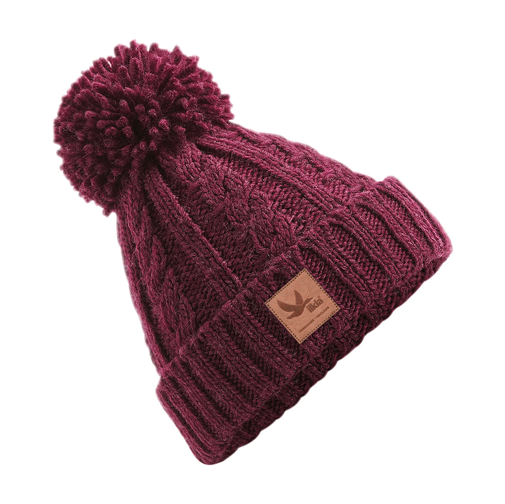 All Burgundy - Classic Pom Pom